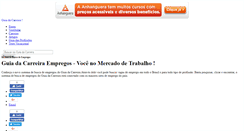 Desktop Screenshot of empregos.guiadacarreira.com.br