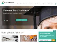 Tablet Screenshot of guiadacarreira.com.br